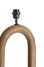 Lamp base 35x12x59 cm PACECO wood grey-dark brown