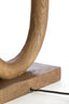 Lamp base 35x12x59 cm PACECO wood grey-dark brown