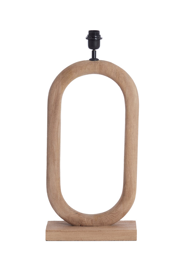 Lamp base 30x12x59 cm PACECO wood matt natural