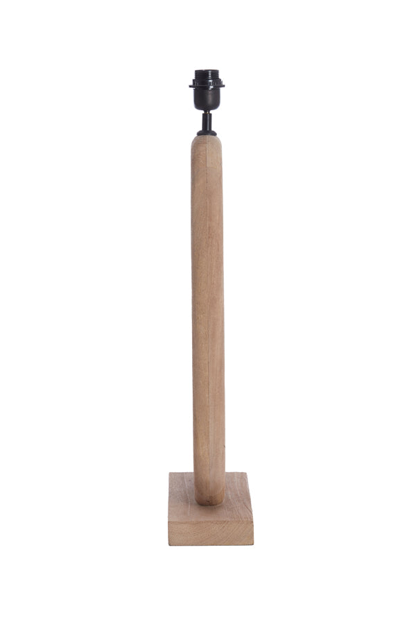 Lamp base 30x12x59 cm PACECO wood matt natural