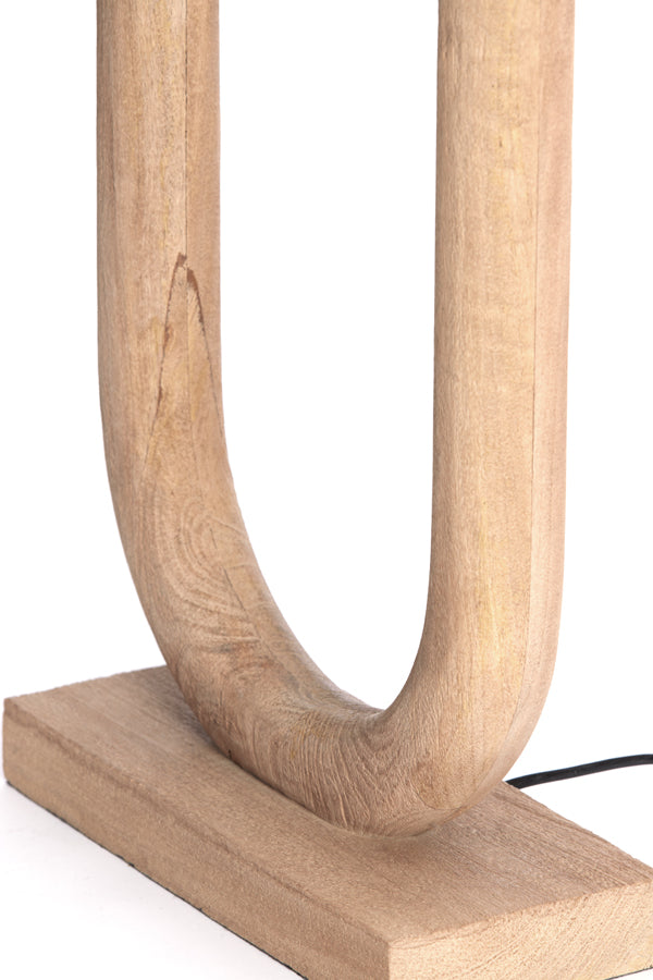 Lamp base 30x12x59 cm PACECO wood matt natural