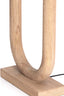 Lamp base 30x12x59 cm PACECO wood matt natural