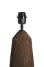 Lamp base 15x35 cm TRAPANI wood matt dark brown
