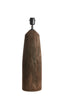 Lamp base 15x45 cm TRAPANI wood matt dark brown