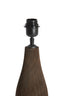 Lamp base 13x32 cm TRAPINO wood matt dark brown