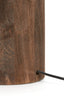 Lamp base 13x32 cm TRAPINO wood matt dark brown