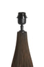 Lamp base 13x42 cm TRAPINO wood matt dark brown