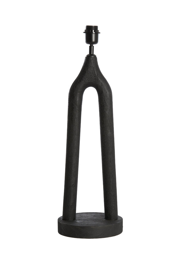 Lamp base 20x55 cm XITTA wood matt black