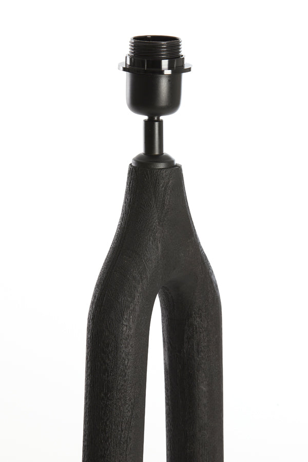 Lamp base 20x55 cm XITTA wood matt black