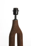 Lamp base 20x55 cm XITTA wood matt dark brown