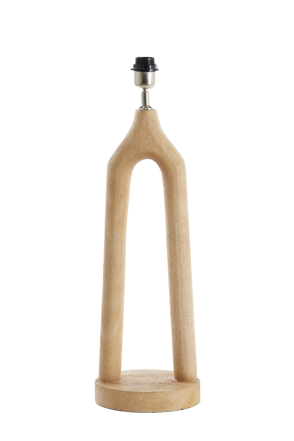 Lamp base 20x55 cm XITTA wood matt natural