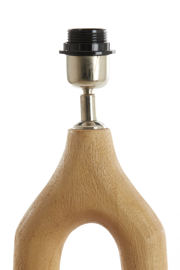Lamp base 20x55 cm XITTA wood matt natural