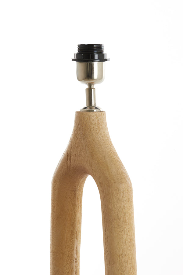 Lamp base 20x55 cm XITTA wood matt natural