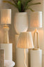 Lamp base 20x55 cm XITTA wood matt natural