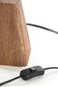 Lamp base 18x13x15 cm KARDAN wood matt brown