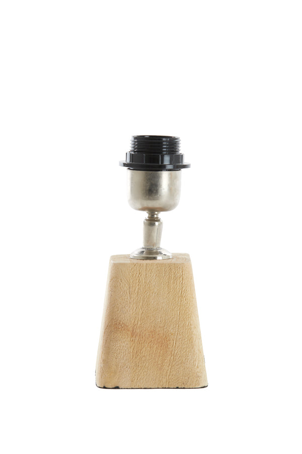 Lamp base 18x13x15 cm KARDAN wood matt natural