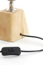 Lamp base 18x13x15 cm KARDAN wood matt natural