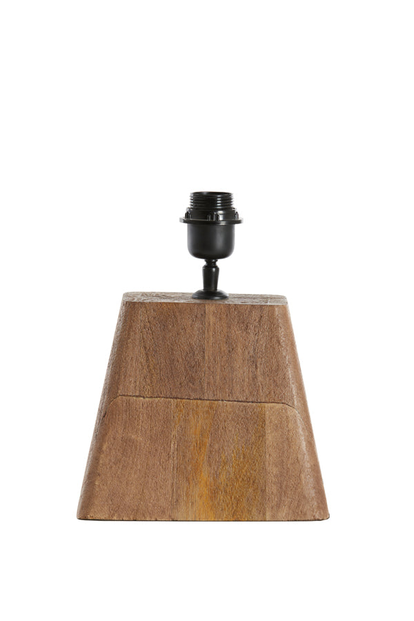 Lamp base 22x15x19 cm KARDAN wood matt brown
