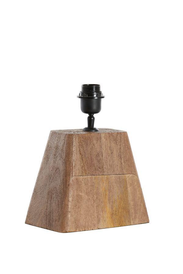 Lamp base 22x15x19 cm KARDAN wood matt brown