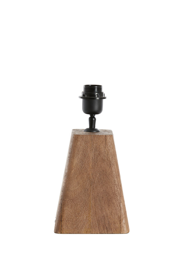 Lamp base 22x15x19 cm KARDAN wood matt brown