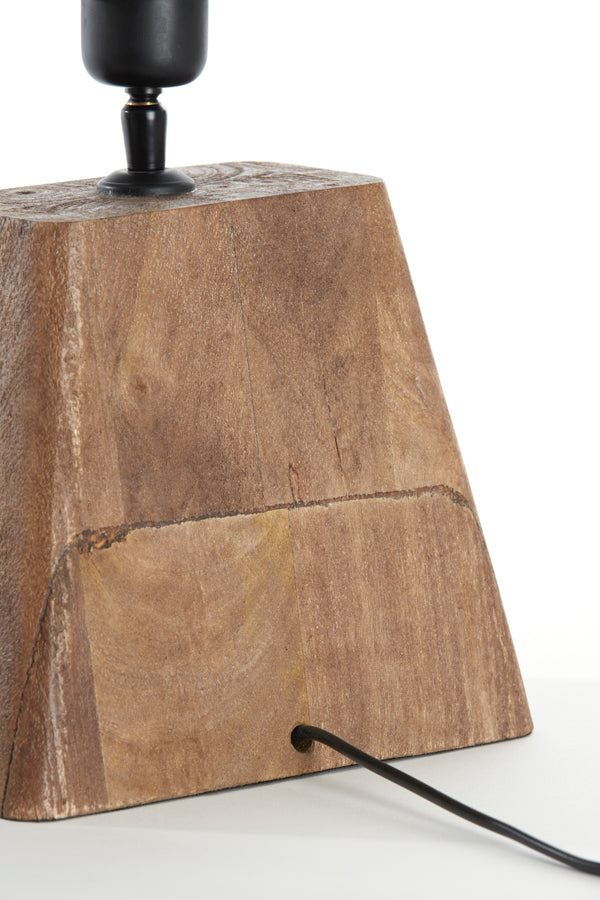 Lamp base 22x15x19 cm KARDAN wood matt brown