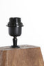 Lamp base 22x15x19 cm KARDAN wood matt brown