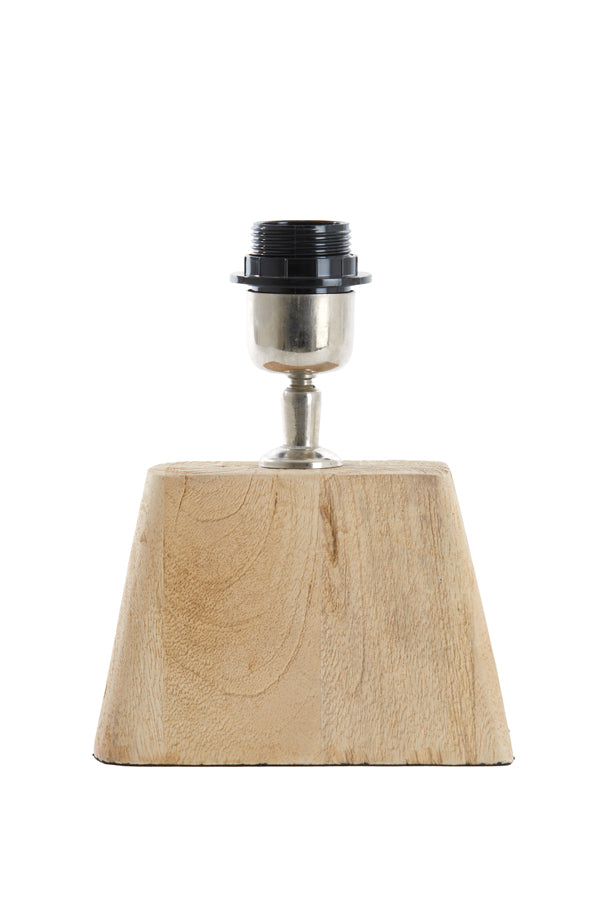 Lamp base 22x15x19 cm KARDAN wood matt natural