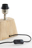 Lamp base 22x15x19 cm KARDAN wood matt natural