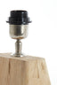 Lamp base 22x15x19 cm KARDAN wood matt natural