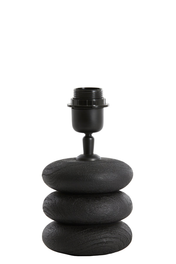 Lamp base 12x12 cm BUDONGO wood black