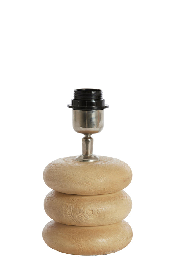 Lamp base 12x12 cm BUDONGO wood natural