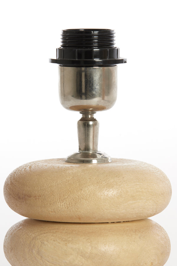 Lamp base 12x12 cm BUDONGO wood natural