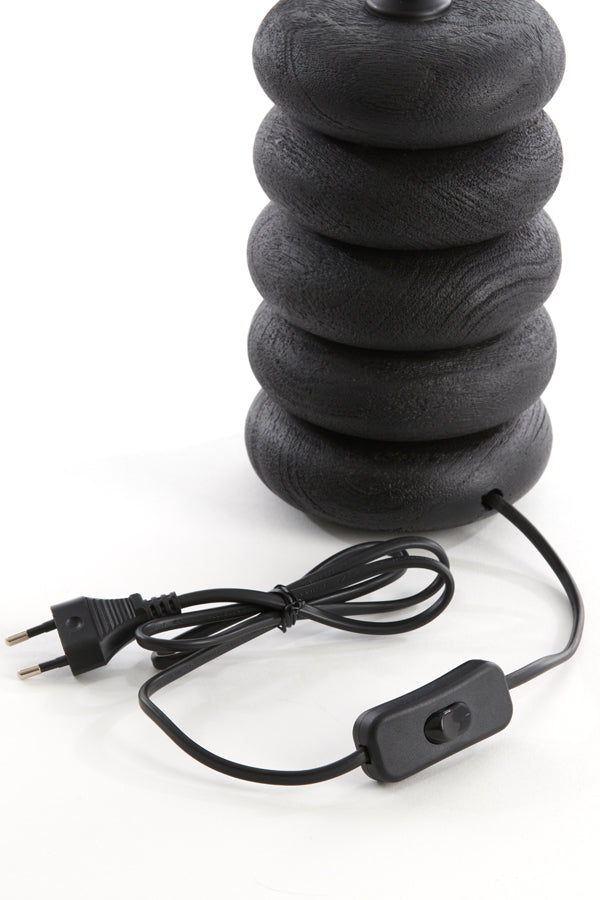Lamp base 12x21 cm BUDONGO wood black