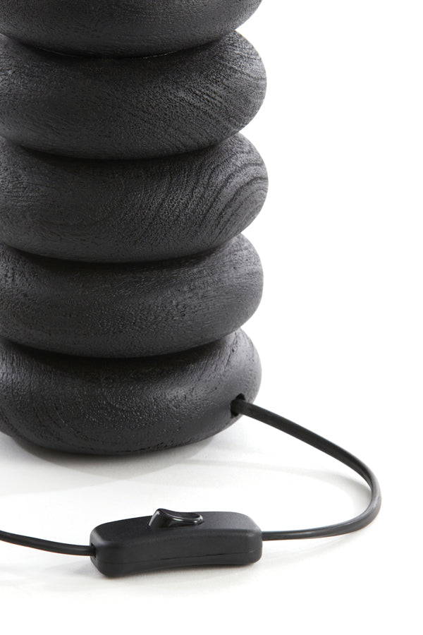 Lamp base 12x21 cm BUDONGO wood black