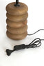 Lamp base 12x21 cm BUDONGO wood grey-dark brown