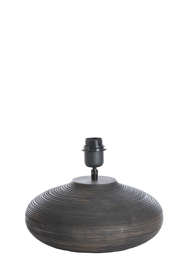 Lamp base 30x23 cm KHOMAI wood antique brown