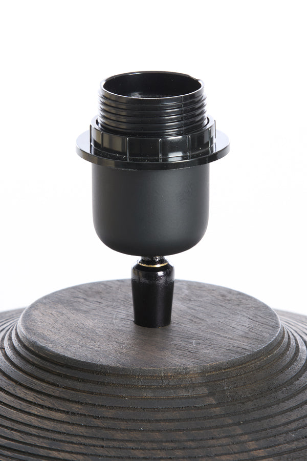 Lamp base 30x23 cm KHOMAI wood antique brown