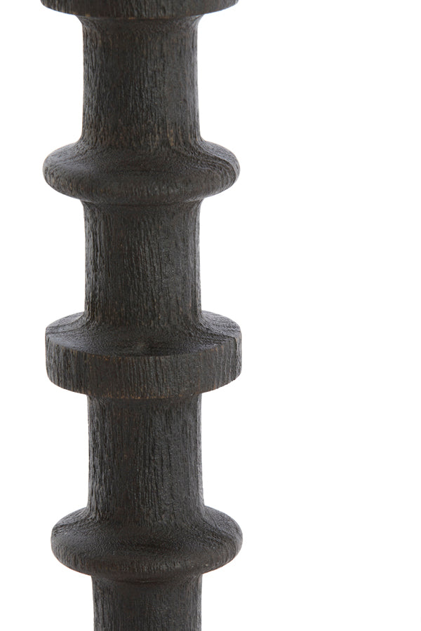 Lamp base 16x45 cm CECILY wood matt dark russet