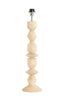 Lamp base 15x53 cm EDIE wood matt natural