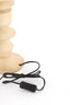 Lamp base 15x53 cm EDIE wood matt natural