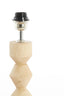 Lamp base 15x53 cm EDIE wood matt natural