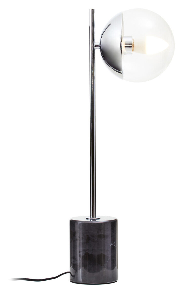 Revive Small Silver Finish Metal Table Lamp
