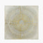 Antiqued White and Gold Textured Metal Wall Art