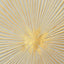 White and Gold Metal Sunburst Wall Art