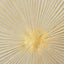 White and Gold Metal Sunburst Wall Art