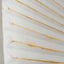 White and Gold Metal Sunburst Wall Art