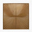 White and Gold Metal Sunburst Wall Art