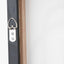 S/2 Black Squiggle Print Canvases with Black Frames