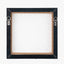 S/2 Black Leaf Print Square Canvases with Black Frames