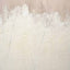 Natural and White Abstract Canvas with Natural Frame Large